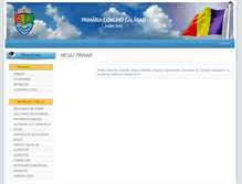 Tablet Screenshot of primariacalarasi-dj.ro
